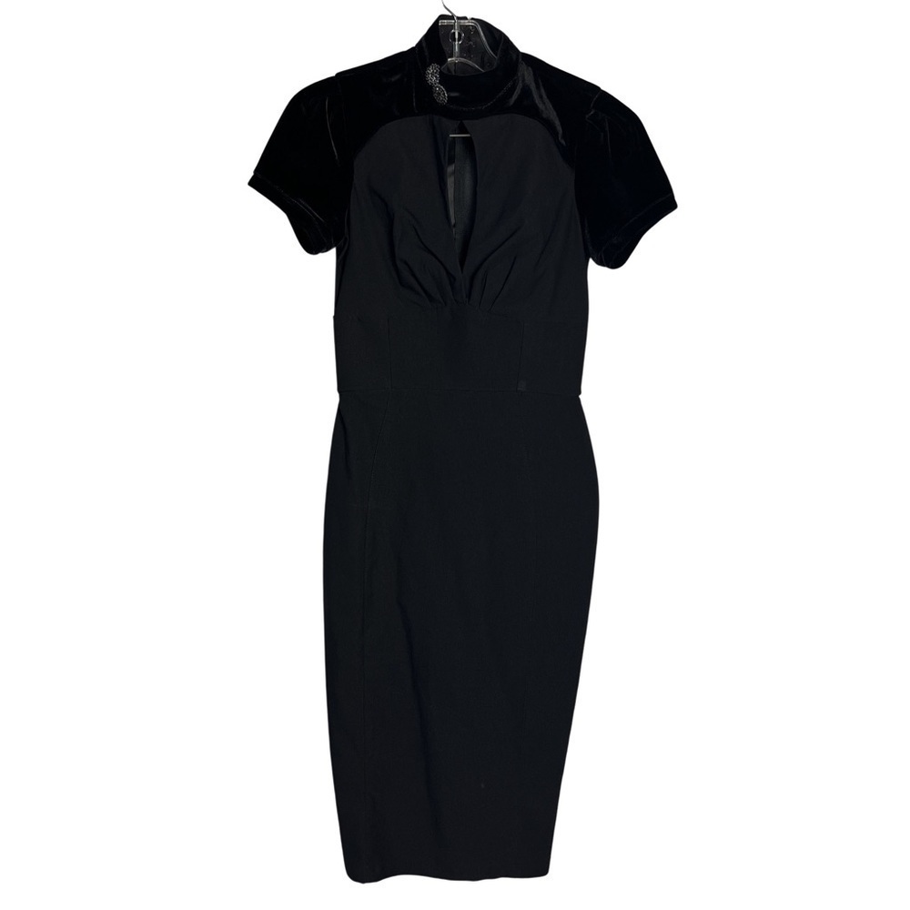 Pinup Couture Black Bodycon Wiggle Dress Size Small